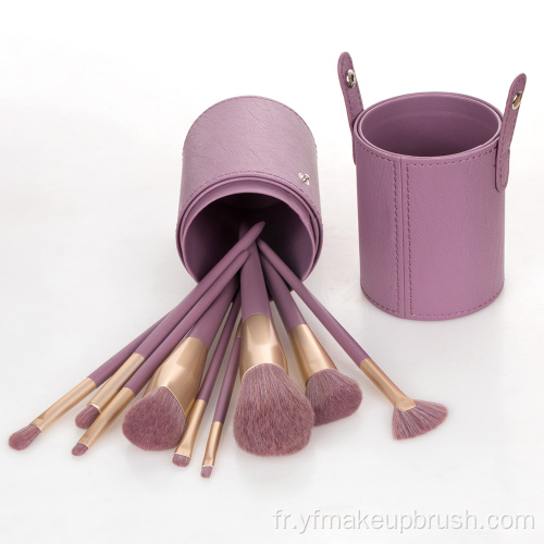 Nouveau produit 9 Pinceau de maquillage de patate doux violet